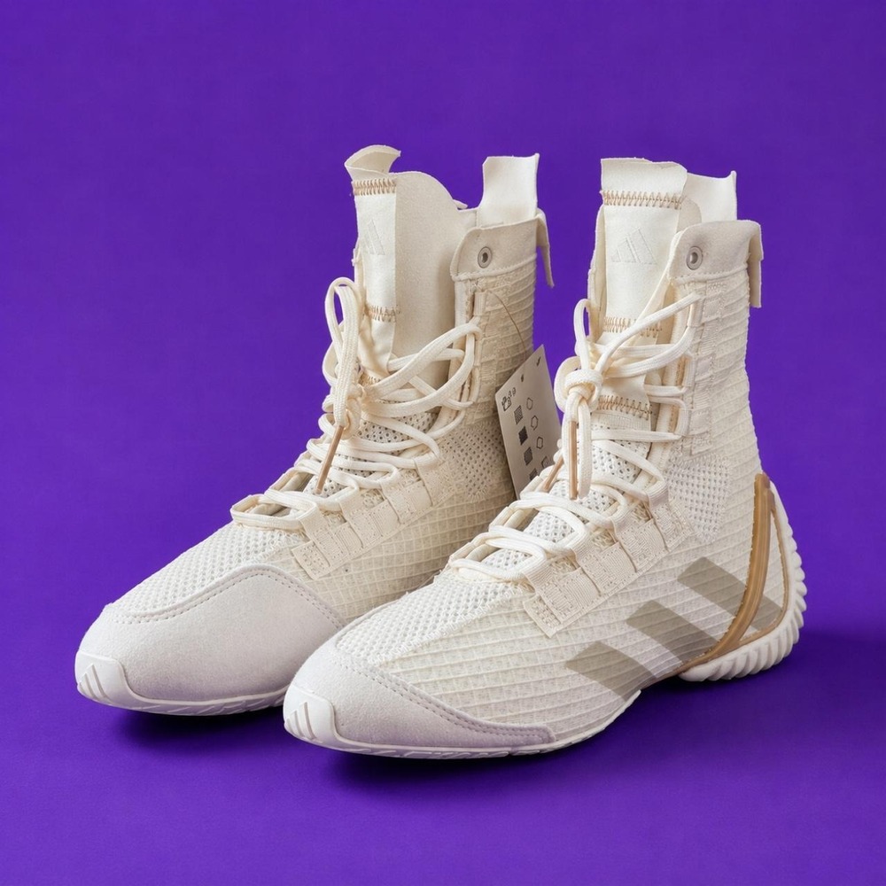 Adidas Speedex 23 Boxing Shoes Cream White Beige Men 4 Women 5.5 NWT IG5306